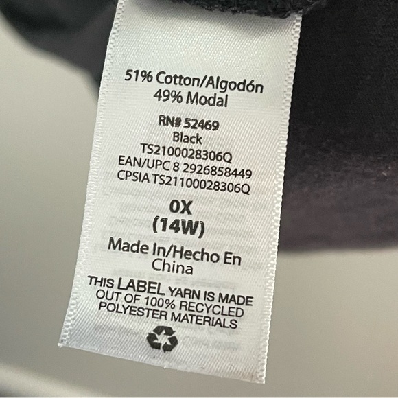 Terra & Sky Charcoal Gray Top - Picture 7 of 7